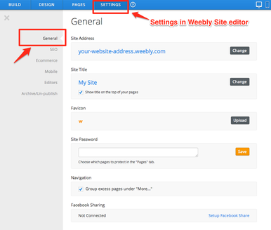 Weebly Settings Picture